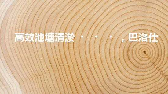 高效池塘清淤，巴洛仕設備助您一臂之力